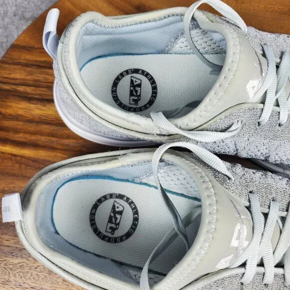 APL Shoes Men's 9 Gray Techloom Phantom Lace Up Low Top Athletic Sneakers - Picture 7 of 12